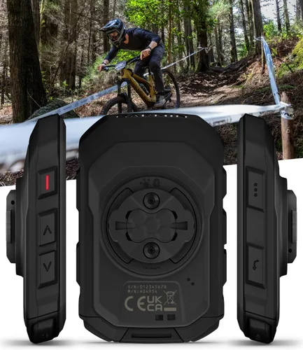 Vista 4 de Garmin Edge MTB - Computadora de bicicleta GPS resistente con métricas de bicicleta de montaña, mapas de sendero y topo, GPS multibanda, navegación