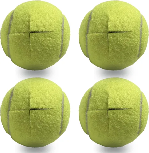 Vista 7 de RMASCOV - Pelotas de tenis para caminantes, paquete de 4, pelotas de tenis precortadas para caminantes, pelotas de tenis para patas de silla (negro)