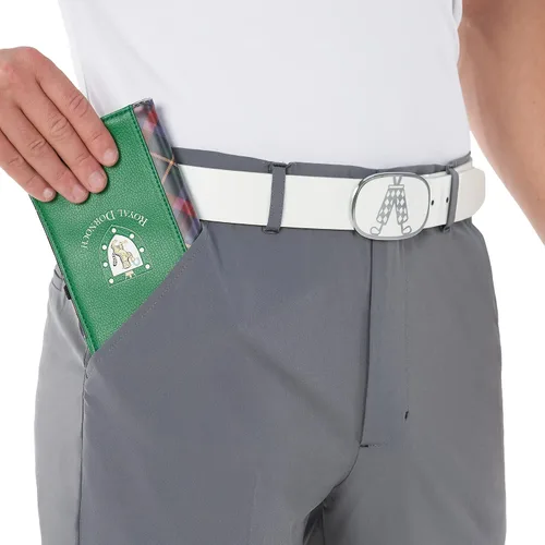 Vista 5 de Royal & Awesome Mens Golf Shorts, Slim Fit Golf Shorts, Stretch & Breathable Fabric, Quick Dry, Water Repellent Carbón vegetal