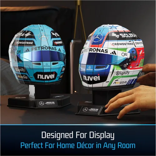 Vista 5 de 4D Build Mercedes-AMG F1 - Juego de casco de rompecabezas 3D para adultos