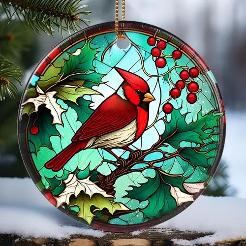 Vista 21 de Touber Adorno Navideño, Adorno de Navidad, Idea de Regalo de Vacaciones, Recuerdo Familiar, Cerámica Redonda, Intercambio de Regalos, Idea de Abeja