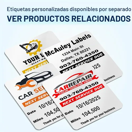 Vista 8 de Impresora de Adhesivos de Cambio de Aceite McAuley Labels - Sistema de Impresora de Adhesivos de Recordatorio de Próximo Servicio Godex RT200i
