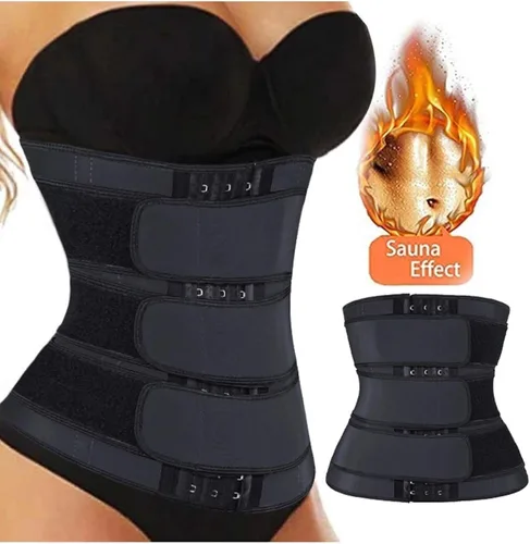 Vista 2 de Acelitt - Corsé para mujer para adelgazar la cintura, para pérdida de peso, faja moldeadora, faja para adelgazar, entrenador de cintura, tallas