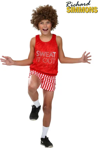 Vista 2 de Richard Simmons Child Workout Video Star Costume for Kids