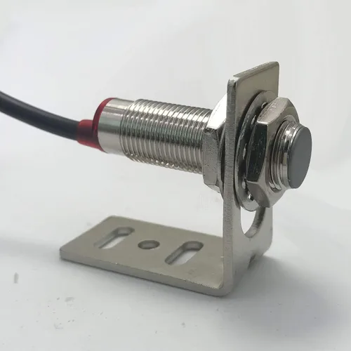 Vista 2 de DIGITEN - Tacómetro de 4 dígitos con LED azul, medidor de velocidad RPM + sensor magnético de proximidad Hall NPN + soporte de montaje para sensor