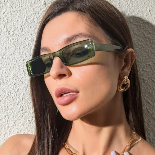 Vista 3 de Gafas de sol unisex con marco de PC para mujer y hombre estilo vintage