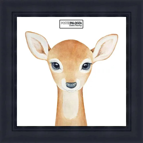 Vista 4 de Poster Palooza 5x5 Inch Contemporary Black Complete Wood Square Picture Frame with UV Acrylic Plexiglass, Foam Board Backing & Hardware Included