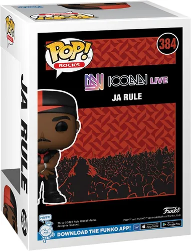 Vista 3 de Funko POP! Rocks: Ja Rule - Figura de vinilo coleccionable - Idea de regalo - Mercancía oficial - para niños y adultos - fanáticos de la música