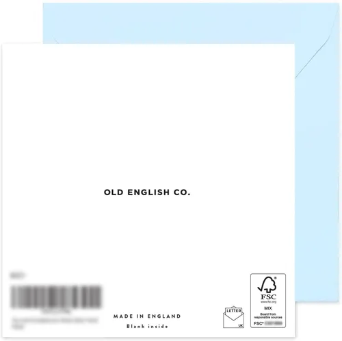 Vista 2 de Old English Co. - Tarjeta de felicitación de feliz cumpleaños de piel para bebé, divertida tarjeta de felicitación de cumpleaños para él o ella