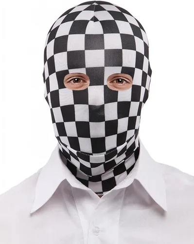 Vista 9 de Seeksmile Zentai - Máscara capucha unisex de licra elastano
