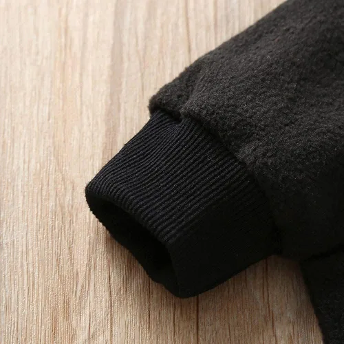 Vista 7 de Weixinbuy Conjunto de ropa de Halloween para bebé y niña, estilo murciélago, ropa de invierno, abrigo con capucha