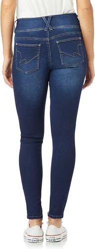Vista 3 de WallFlower Women's Sassy Skinny High-Rise Insta Soft Juniors Jeans (Standard and Plus)