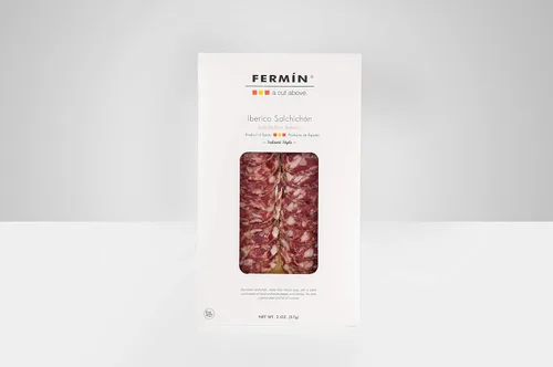 Vista 2 de Combo de Chorizo Ibérico en rodajas y Salchichón Ibérico en rodajas 4 oz (2 oz cada uno) (1)
