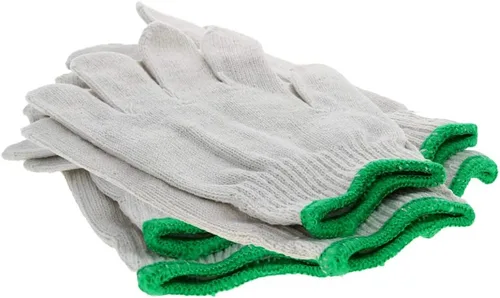 Vista 11 de Othmro Guantes antiestáticos de trabajo de seguridad Guantes de poliéster de tres costillas Guantes Hidratantes Etiqueta