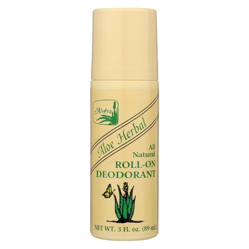 Vista 6 de Alvera All Natural - Desodorante roll-on aloe y almendras, 3 onzas, 3 onzas líquidas