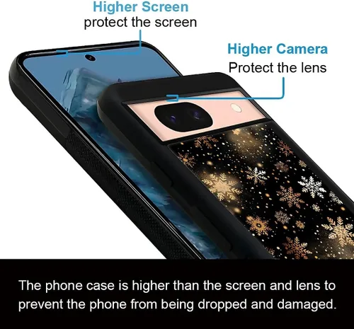 Vista 534 de Compatible con Google Pixel 4A 5G Mobile Case Creative Acrylic Panel trasero Silicona Protección Grip especialmente diseñado para Google Pixel 4A 5G