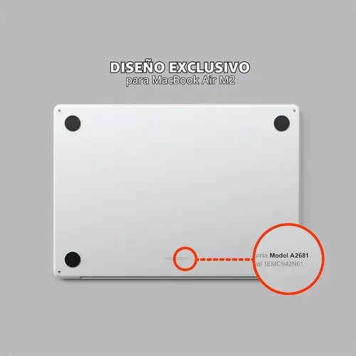 Vista 2 de Satechi Funda rígida ecológica para MacBook Air de 13 pulgadas, compatible