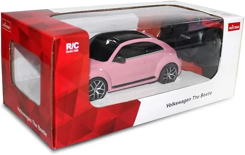 Vista 6 de RASTAR Radio Control remoto escala 1/24 Volkswagen Beetle con licencia RC Model Car (rosa)