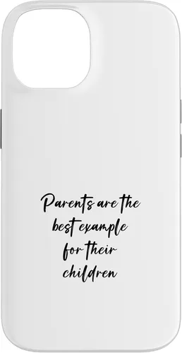 Vista 4 de Parents are the best example for their children Case for iPhone XR