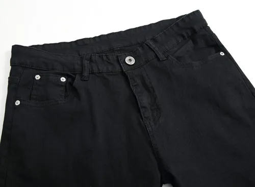 Vista 3 de Pantalón de jean elastizado, ajustado, moderno, para hombre.