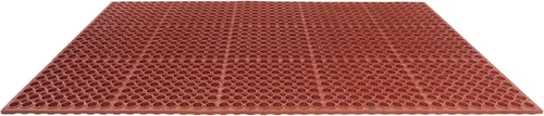 Vista 14 de Winco Alfombra de grado comercial, 3' x 5', rojo