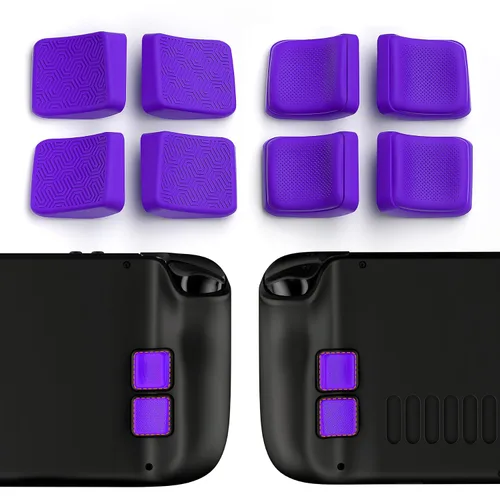 Vista 12 de PlayVital Mix Version - Juego de mejora de botón trasero para Steam Deck LCD, kit de protección de botón de mejora de agarre para Steam Deck OLED
