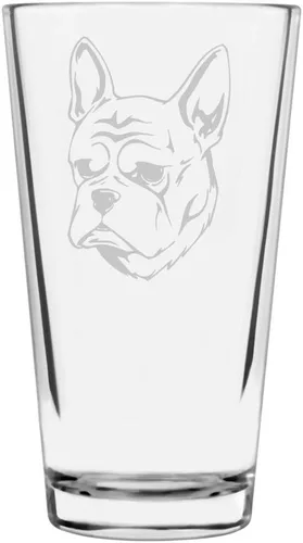 Vista 236 de Podenco Canario - Vaso de pinta de 16 onzas con temática de perro personalizado