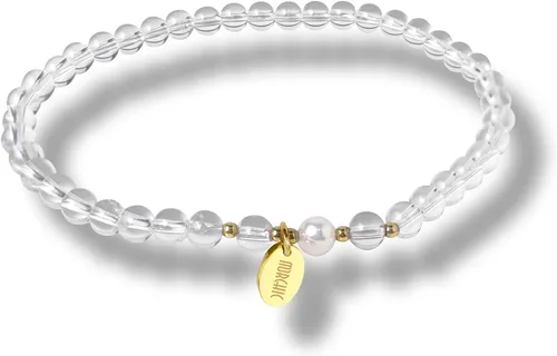 Vista 13 de Morchic - Pulsera elástica con cuentas de gemas naturales de 4 mm para mujeres, con perlas de agua dulce, regalo de cumpleaños de gemas energéticas