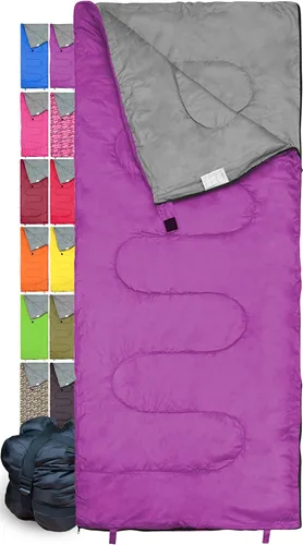 Vista 6 de Bolsa de dormir para uso en interiores y exteriores. Ideal para niños, niñas, adolescentes y adultos. Estas bolsas ultraligeras y compactas son