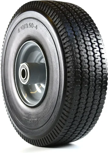 Vista 2 de Rueda NK antipinchazos para carretilla de mano, negro/gris