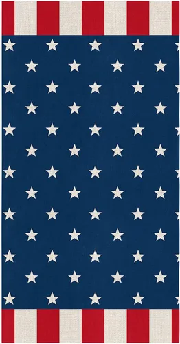 Vista 45 de Toallas de cocina patrióticas del 4 de julio, paños de limpieza de microfibra con estrella de la bandera americana, toallas de cocina, baño, toallas