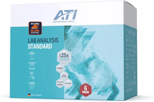 Vista 10 de ATI ICP Lab Analysis Pro para acuarios de arrecife - Pruebas avanzadas de agua con análisis de agua RO - Nitrato, KH y fluoruro - 1 kit de prueba