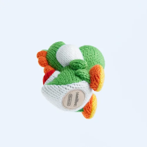 Vista 4 de Light Blue Yarn Yoshi Amiibo Yoshis Woolly World Series
