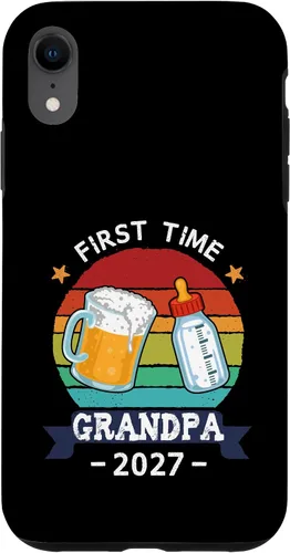 Vista 25 de First Time Grandpa 2027 Proud New Dad Grandpa Case for iPhone 17