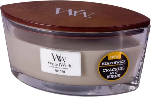 Vista 12 de WoodWick Santal Myrrh - Vela grande en frasco con forma de reloj de arena, cera de mezcla de soya prémium, mecha de madera Pluswick Innovation