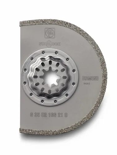 Vista 5 de Fein Starlock Plus 63502170210 - Hoja de sierra segmentada de carburo, extracción precisa de lechada de azulejos, corte de yeso y trabajo