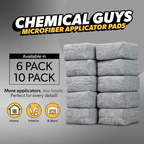 Vista 2 de Chemical Guys, Almohadillas aplicadoras de espuma para cera, sellador