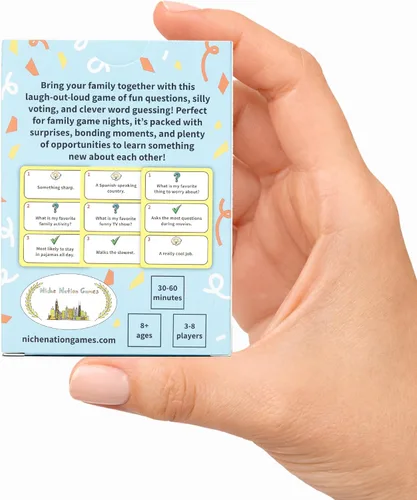 Vista 6 de Family Guess Fest – El Juego de Grito Familiar para Niños y Adultos - Diversión en la Sala de Estar - Juego de Adivinanzas para Niños, Adolescentes
