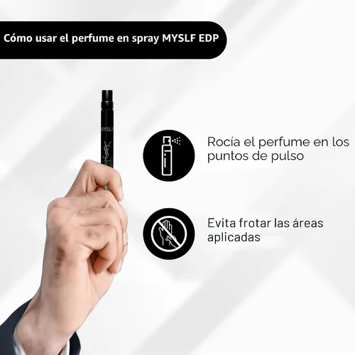 Vista 4 de Yves Saint Laurent MYSLF Perfume para mujer EDP Spray de viaje – 10 ml (0.33 oz) Spray de viaje recargable: el tamaño compacto de 0.33 onzas es