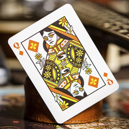 Vista 9 de theory11 Las cartas de juego premium de los Beatles - Baraja naranja oficialmente licenciada para coleccionistas