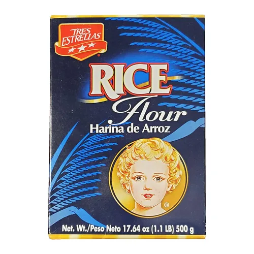 Vista 2 de Tres Estrellas Harina de arroz Harina de Arroz (paquete de 4, total de 70.56oz)