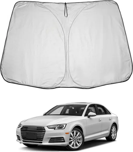 Vista 53 de LUWU Parasol para parabrisas para Dodge RAM 1500 y 2500 2009-2018 - Parasol para ventana delantera con bloqueo de rayos UV