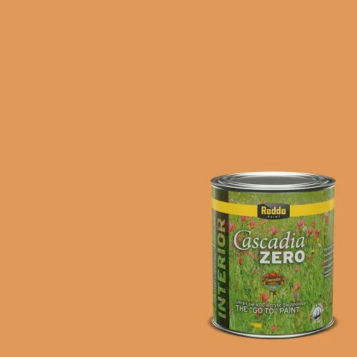 Vista 196 de Rodda Paint CASCADIA ZERO - Pintura plana e imprimación para interiores en uno, cuarto de galón, crema de ballet