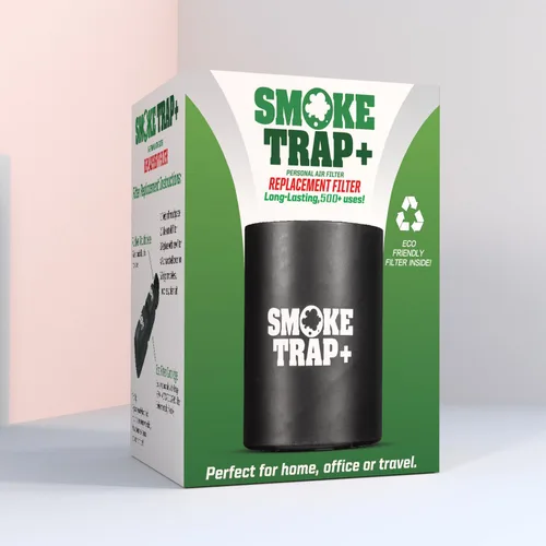 Vista 4 de ECO - Cartuchos de filtro de repuesto para Smoke Trap + Filtro de repuesto individual - Filtro reemplazable sin residuos de plástico - Máximo