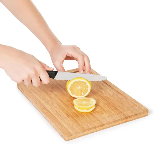 Vista 3 de Oxo - Cuchillos de pan de 8 pulgadas con buen agarre, Plateado, Negro