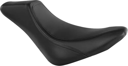 Vista 3 de Asiento individual de conductor de motocicleta negro para Harley Softail FLDE FLHC FLHCS FLSL FXBB 2018-2022