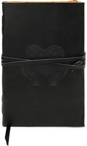 Vista 43 de Diario de cuero para mujeres y hombres, 200 páginas, 5 x 7 pulgadas, regalos para mujeres, diario de viaje, cuaderno de mujer, marcador de 7 chakras