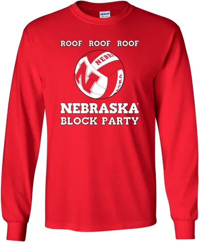 Vista 18 de CornBorn Elige tu diseño - Camisetas de manga larga de voleibol de Nebraska