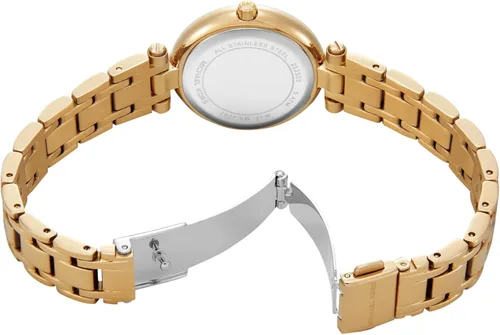 Vista 4 de Michael Kors Laney - Reloj de pulsera de acero inoxidable para mujer