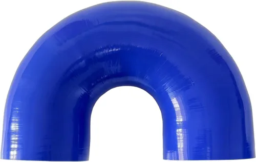 Vista 11 de Manguera de acoplamiento de silicona con forma de curva en U de 180 grados, 1" ID (25mm), tubo de codo de silicona universal reforzado de 4 capas